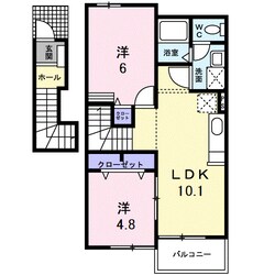 ラブリー弐番館の物件間取画像